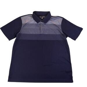 Pebble Beach XXL Dry-Luxe Performance Golf Shirt Navy Blue